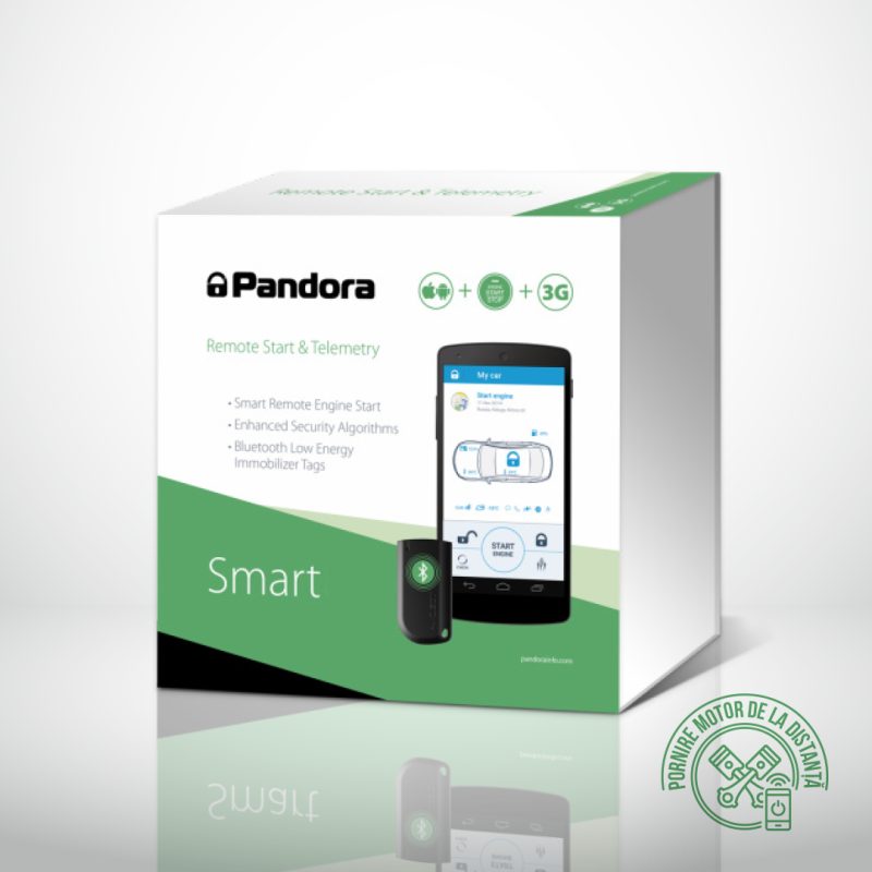 Pandora Smart Sistem de alarma auto prin GSM Bluetooth si conexiuni CAN(modul pornire motor optional)